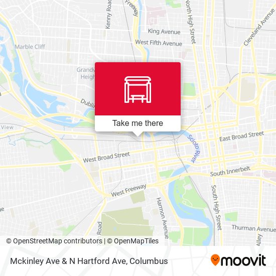 Mckinley Ave & N Hartford Ave map