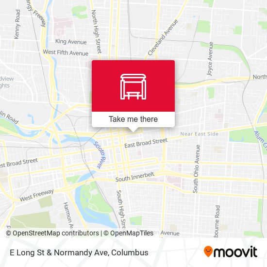 Mapa de E Long St & Normandy Ave