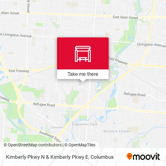 Mapa de Kimberly Pkwy N & Kimberly Pkwy E