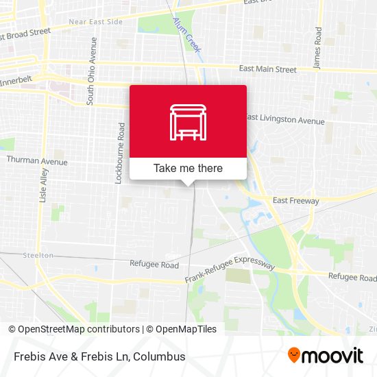 Frebis Ave & Frebis Ln map