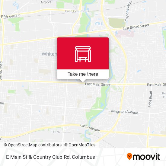 E Main St & Country Club Rd map