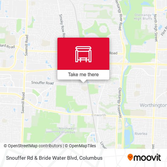 Mapa de Snouffer Rd & Bride Water Blvd