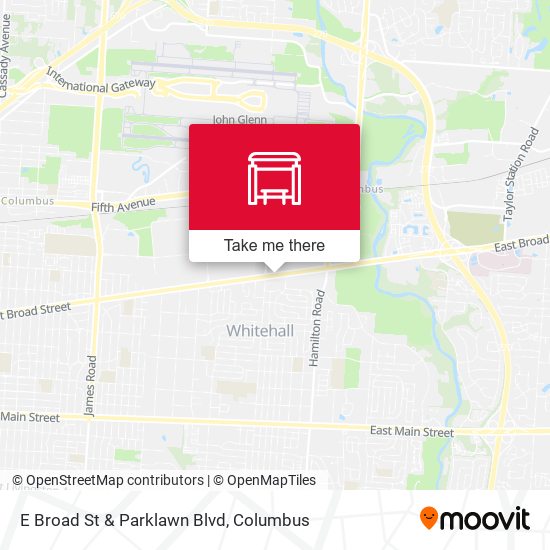 Mapa de E Broad St & Parklawn Blvd