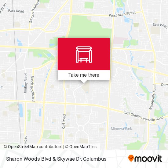 Mapa de Sharon Woods Blvd & Skywae Dr
