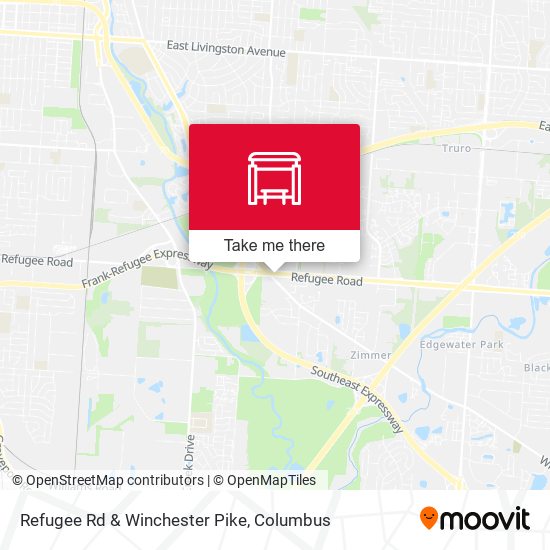 Mapa de Refugee Rd & Winchester Pike