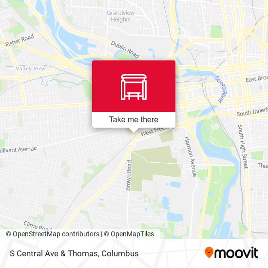 Mapa de S Central Ave & Thomas