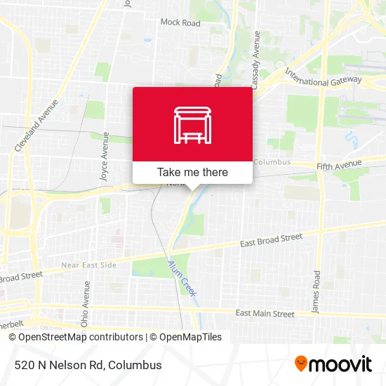Mapa de 520 N Nelson Rd