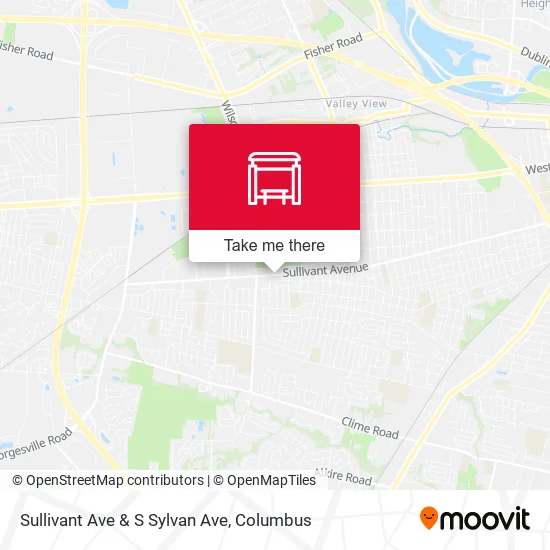 Mapa de Sullivant Ave & S Sylvan Ave