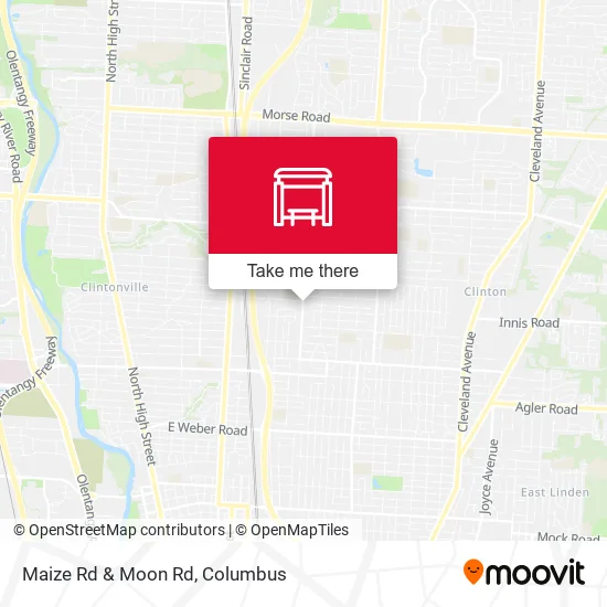Mapa de Maize Rd & Moon Rd
