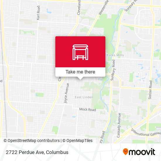Mapa de 2722 Perdue Ave