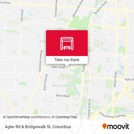 Mapa de Agler Rd & Bridgewalk St