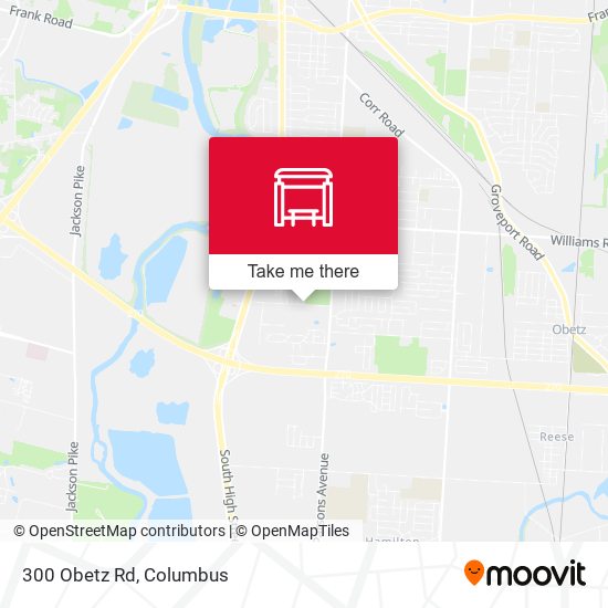 Mapa de 300 Obetz Rd