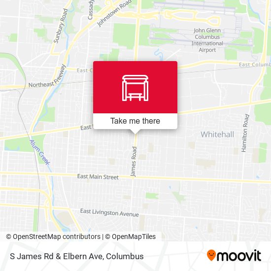 Mapa de S James Rd & Elbern Ave