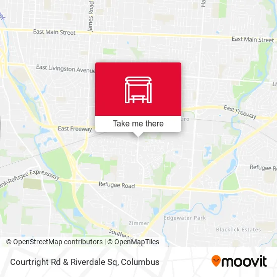 Courtright Rd & Riverdale Sq map