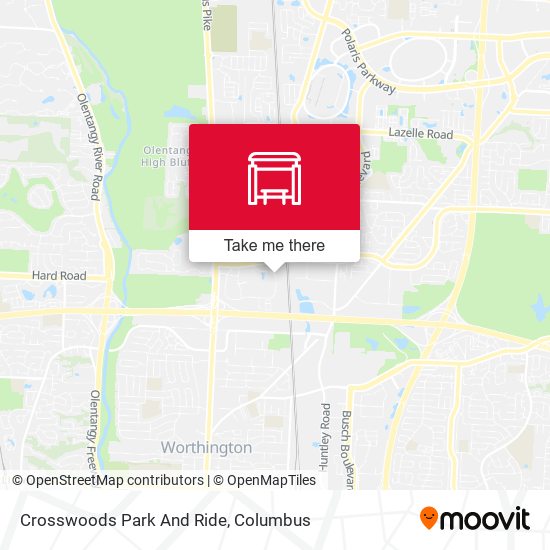 Mapa de Crosswoods Park And Ride