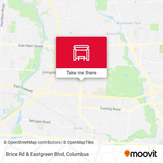 Brice Rd & Eastgreen Blvd map