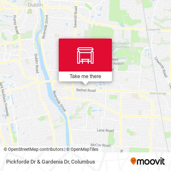 Pickforde Dr & Gardenia Dr map