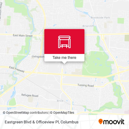 Mapa de Eastgreen Blvd & Officeview Pl