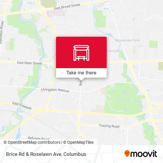 Brice Rd & Roselawn Ave map
