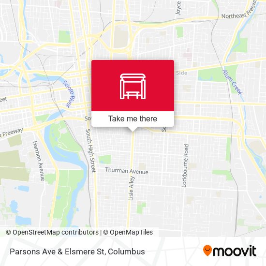 Mapa de Parsons Ave & Elsmere St