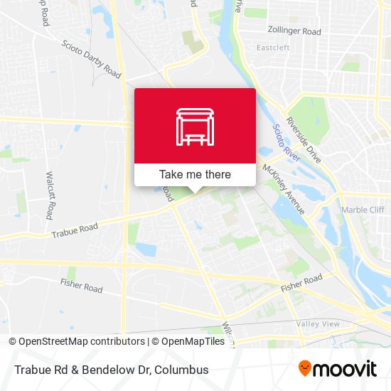 Trabue Rd & Bendelow Dr map