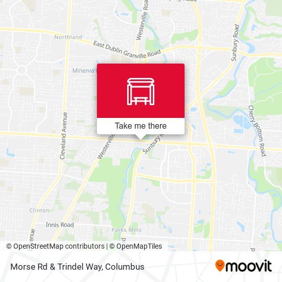 Morse Rd & Trindel Way map