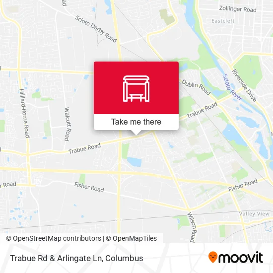 Trabue Rd & Arlingate Ln map