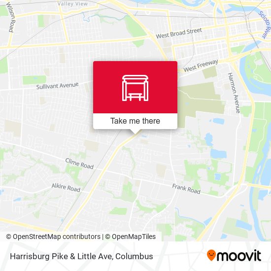 Harrisburg Pike & Little Ave map