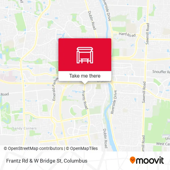 Frantz Rd & W Bridge St map