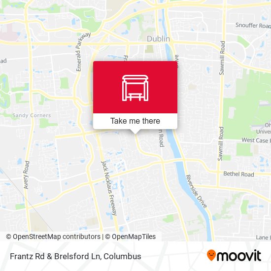 Mapa de Frantz Rd & Brelsford Ln
