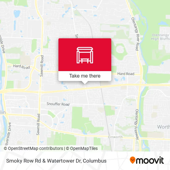 Smoky Row Rd & Watertower Dr map