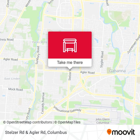 Mapa de Stelzer Rd & Agler Rd