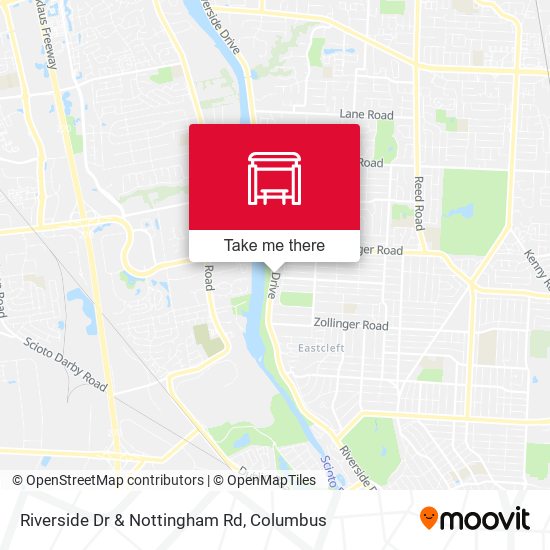 Riverside Dr & Nottingham Rd map