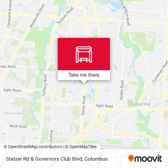 Mapa de Stelzer Rd & Governors Club Blvd