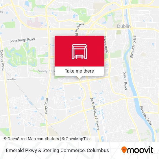 Emerald Pkwy & Sterling Commerce map
