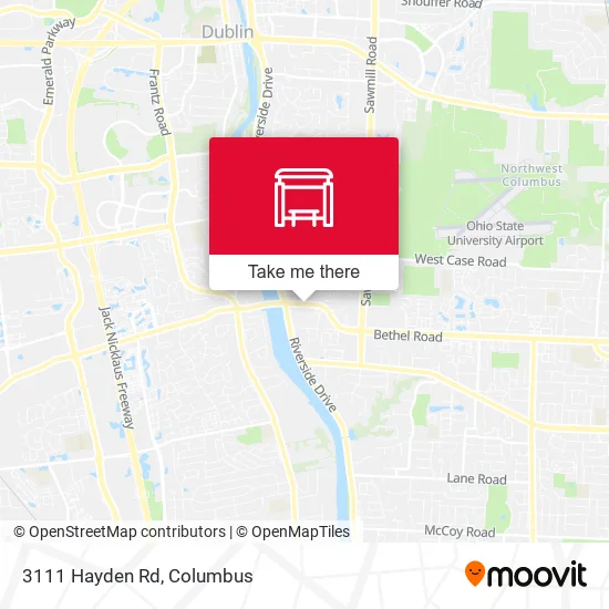3111 Hayden Rd map