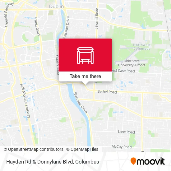 Mapa de Hayden Rd & Donnylane Blvd