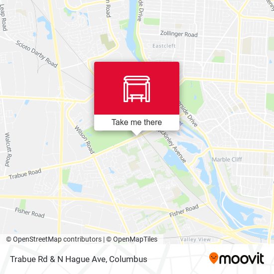 Mapa de Trabue Rd & N Hague Ave