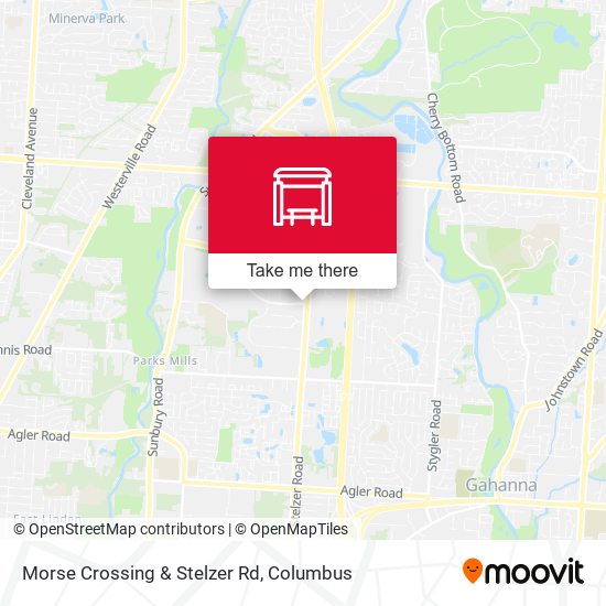 Morse Crossing & Stelzer Rd map
