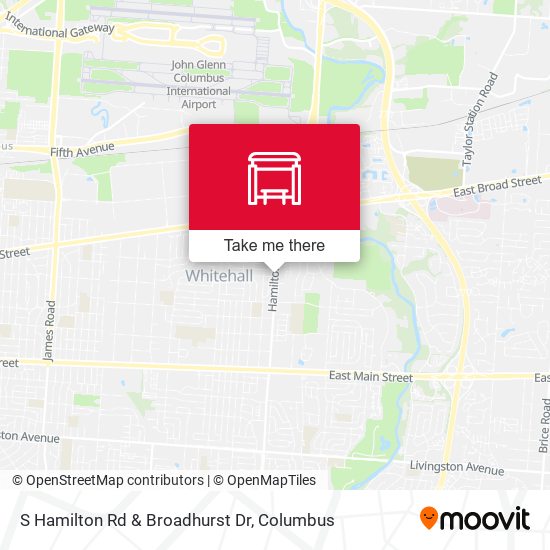 S Hamilton Rd & Broadhurst Dr map