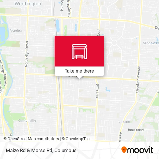 Maize Rd & Morse Rd map