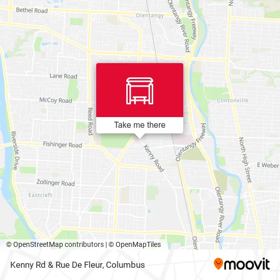 Kenny Rd & Rue De Fleur map