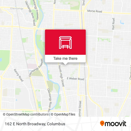162 E North Broadway map