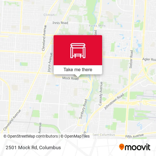 2501 Mock Rd map