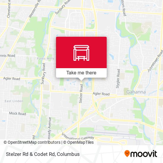 Stelzer Rd & Codet Rd map