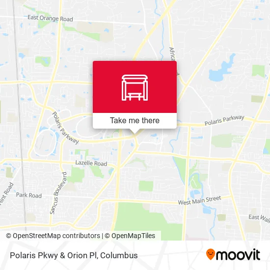 Mapa de Polaris Pkwy & Orion Pl