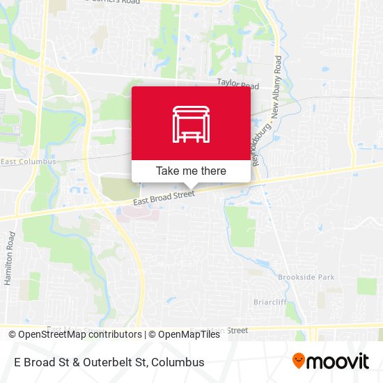Mapa de E Broad St & Outerbelt St