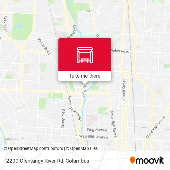 2200 Olentangy River Rd map