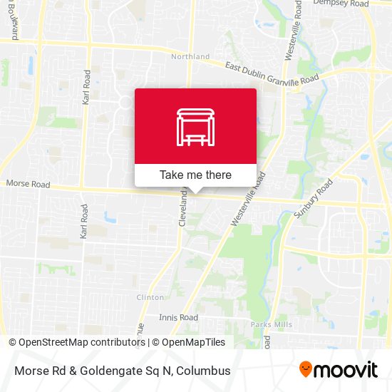 Morse Rd & Goldengate Sq N map