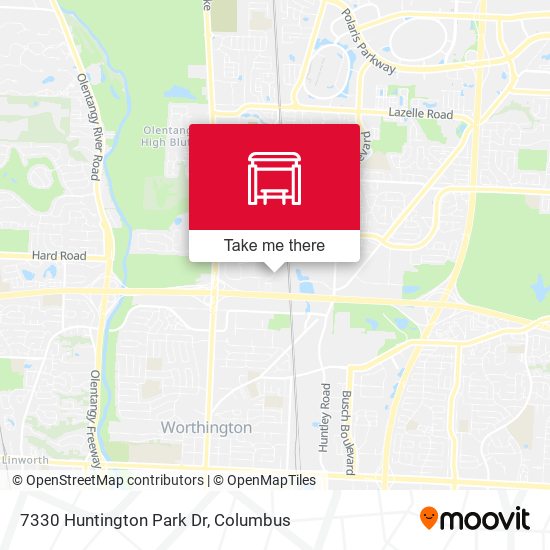 7330 Huntington Park Dr map